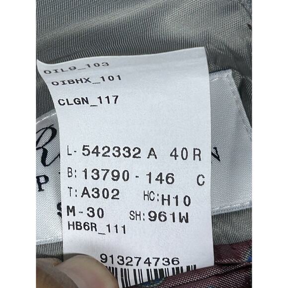 Ralph Lauren Blazer Mens 40R Gray Slim Fit Wool Black Label Sport Coat REAL NICE - Picture 10 of 10